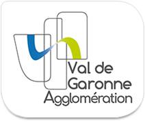 Le logo de Val de Garonne